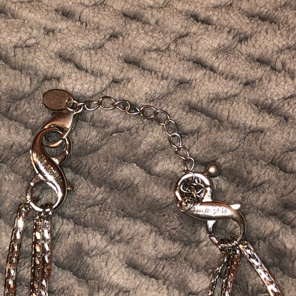 Preloved Lia Sophia Silver Tone Necklace - Picture 6 of 8